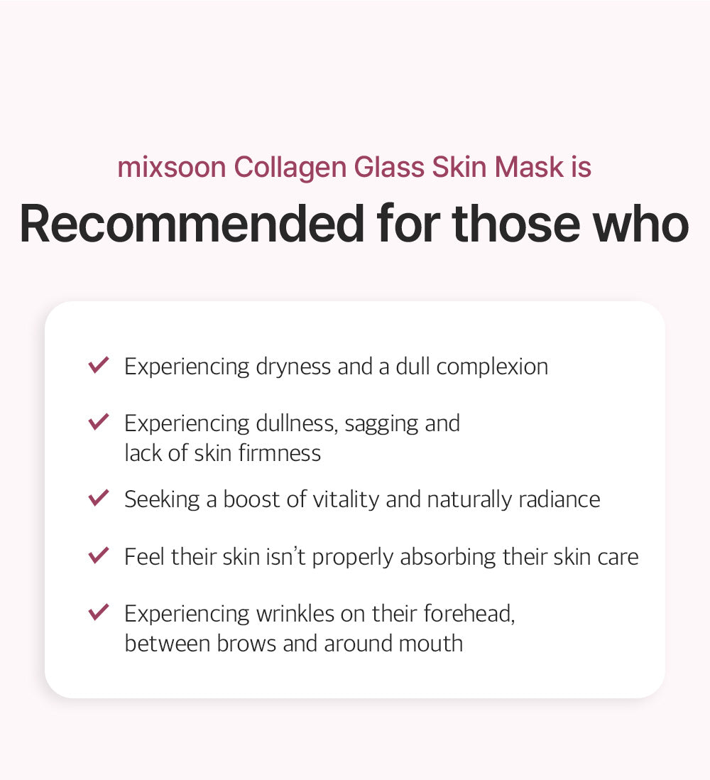 mixsoon Collagen Glass Skin Mask 80ml
