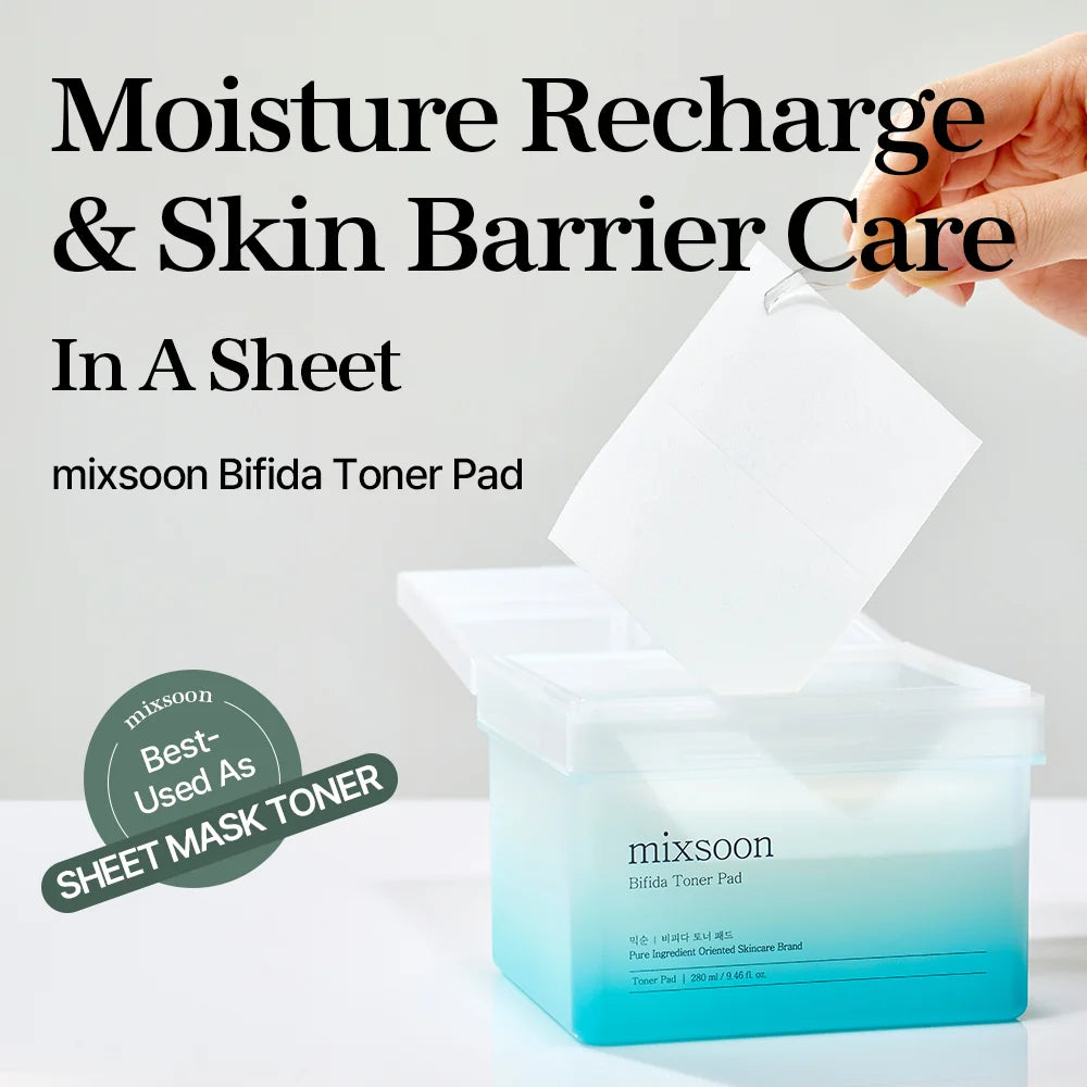 mixsoon Bifida Toner Pad 250ml (120pads)