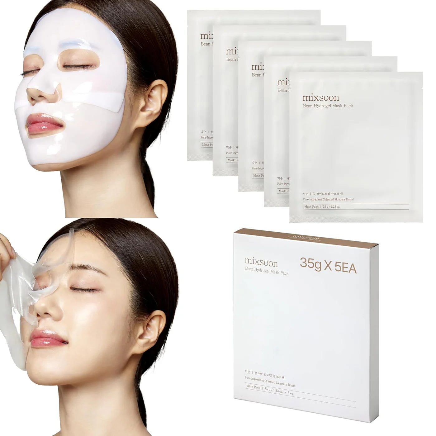 mixsoon Bean Collagen Hydrogel Mask Pack (1sheet)